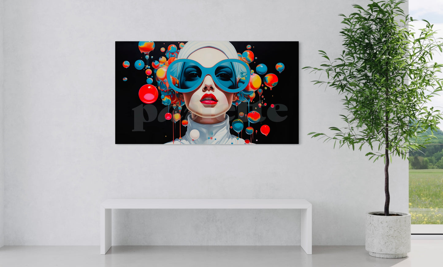 'She's All That!' one-of-ai-kind custom art