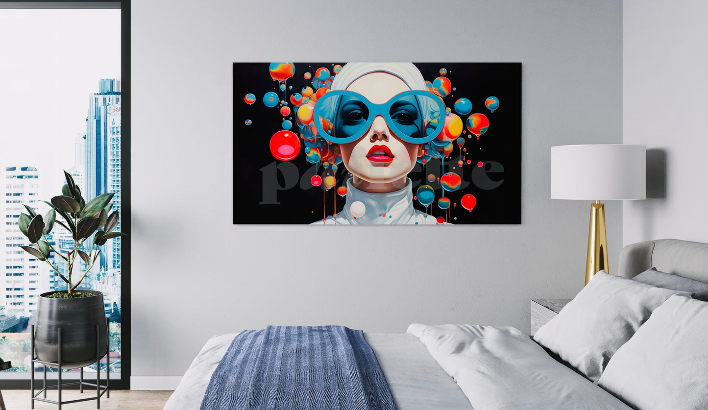 'She's All That!' one-of-ai-kind custom art