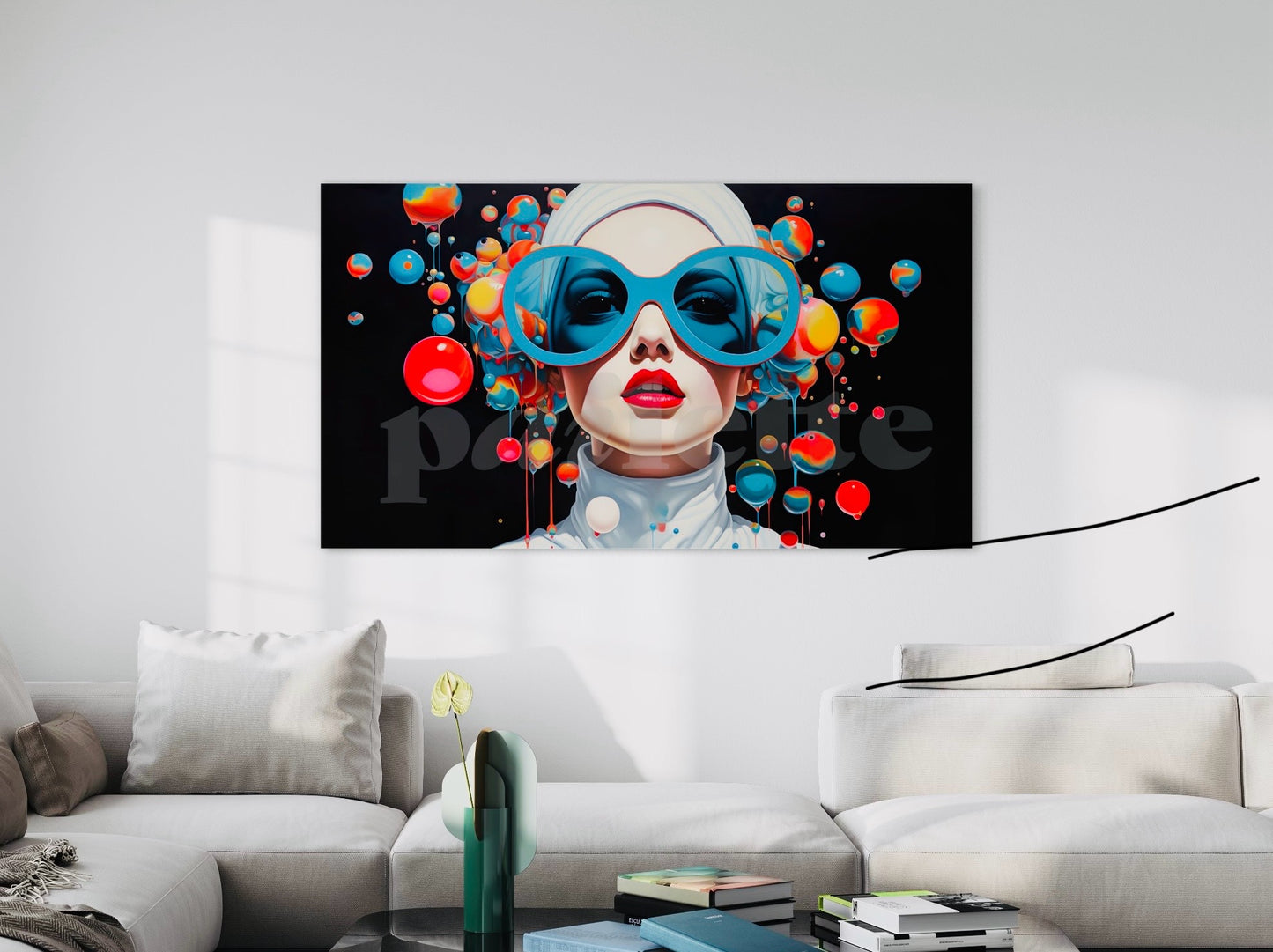 'She's All That!' one-of-ai-kind custom art