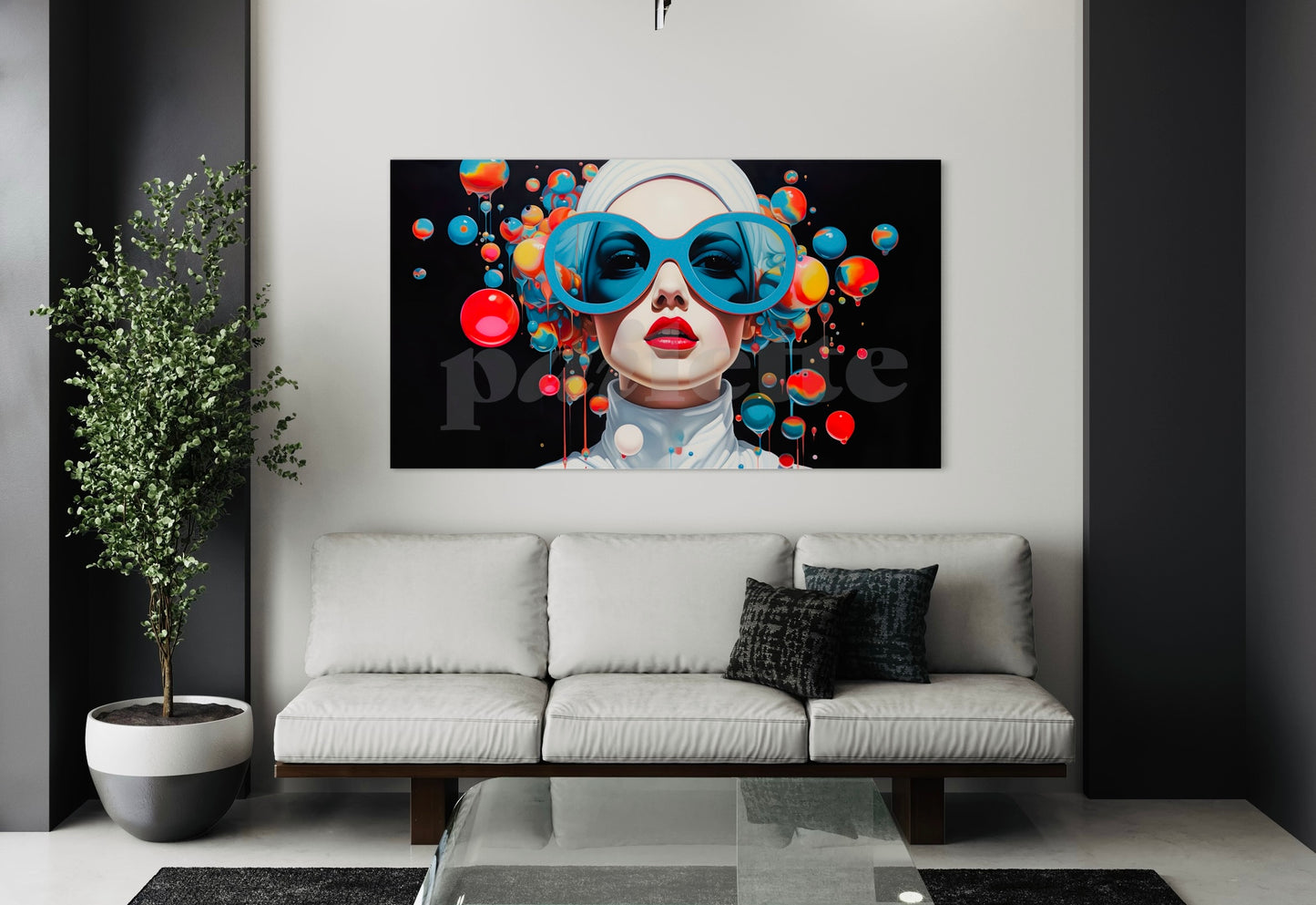 'She's All That!' one-of-ai-kind custom art