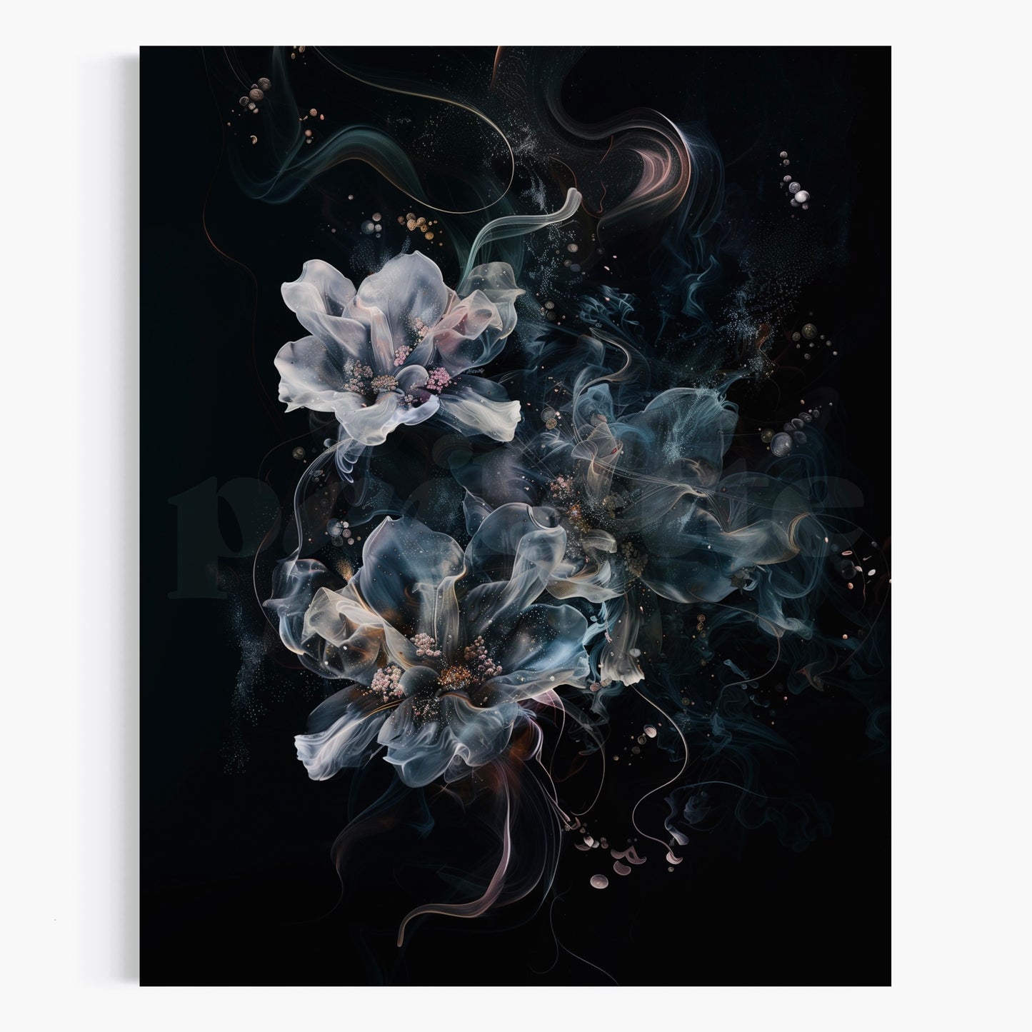 ‘Water Blooms' one-of-ai-kind custom art