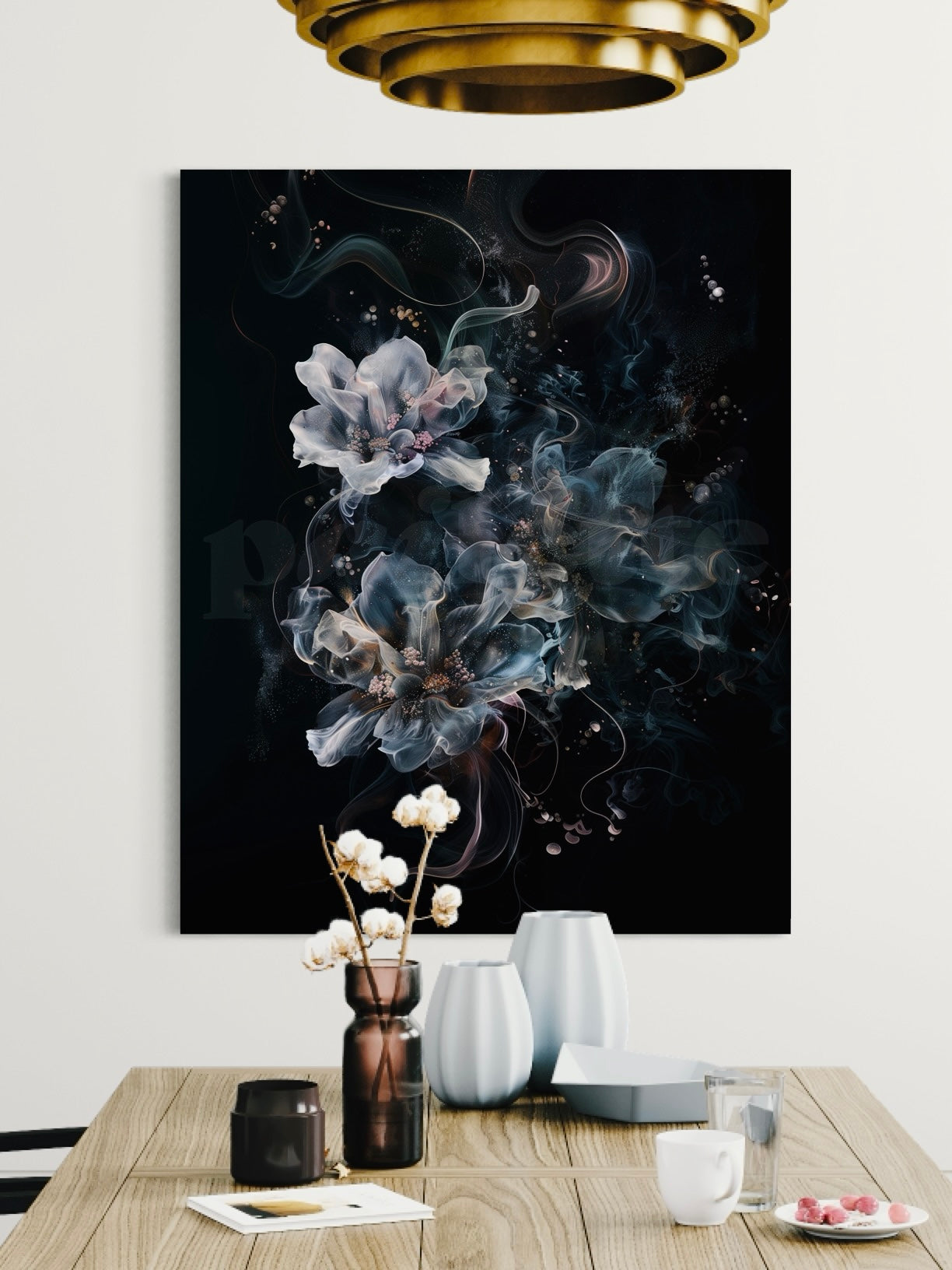 ‘Water Blooms' one-of-ai-kind custom art