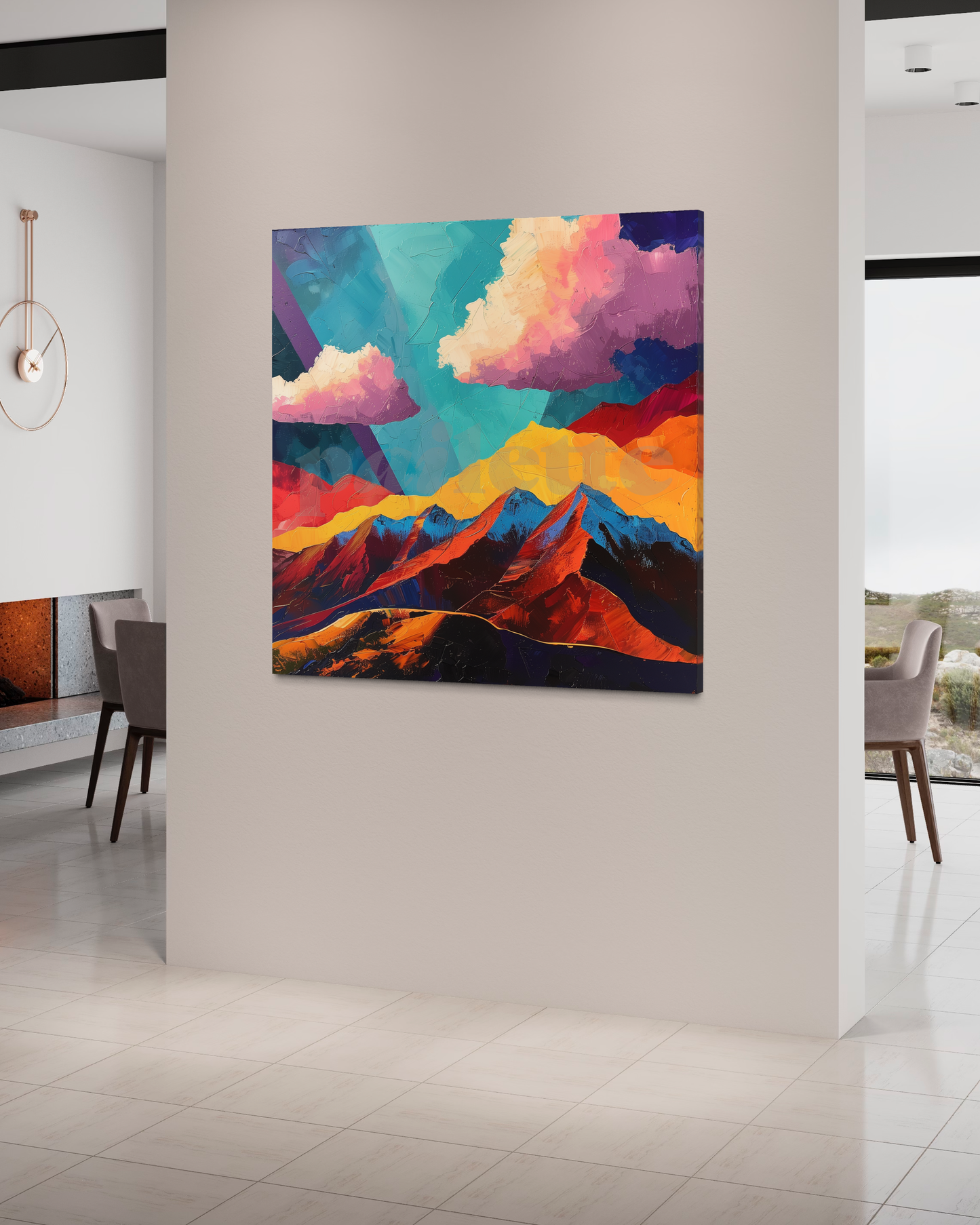 'Big Sky Dreams' one-of-a-kind custom art