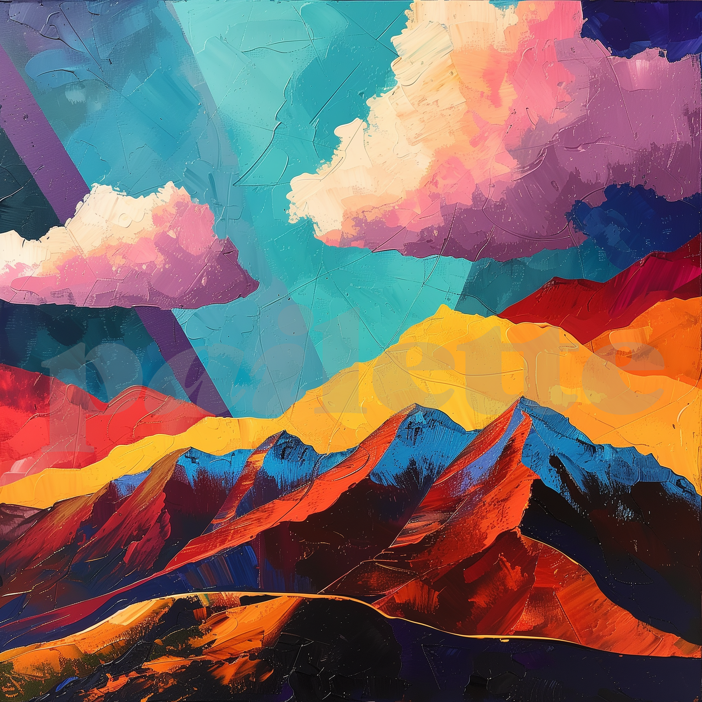 'Big Sky Dreams' one-of-a-kind custom art