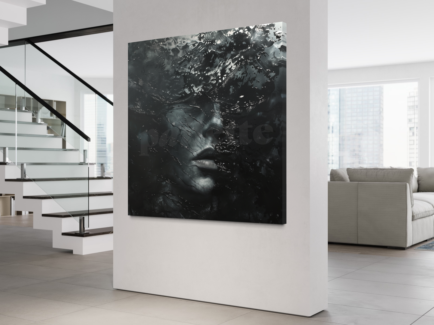 'Buoyant' one-of-ai-kind custom art